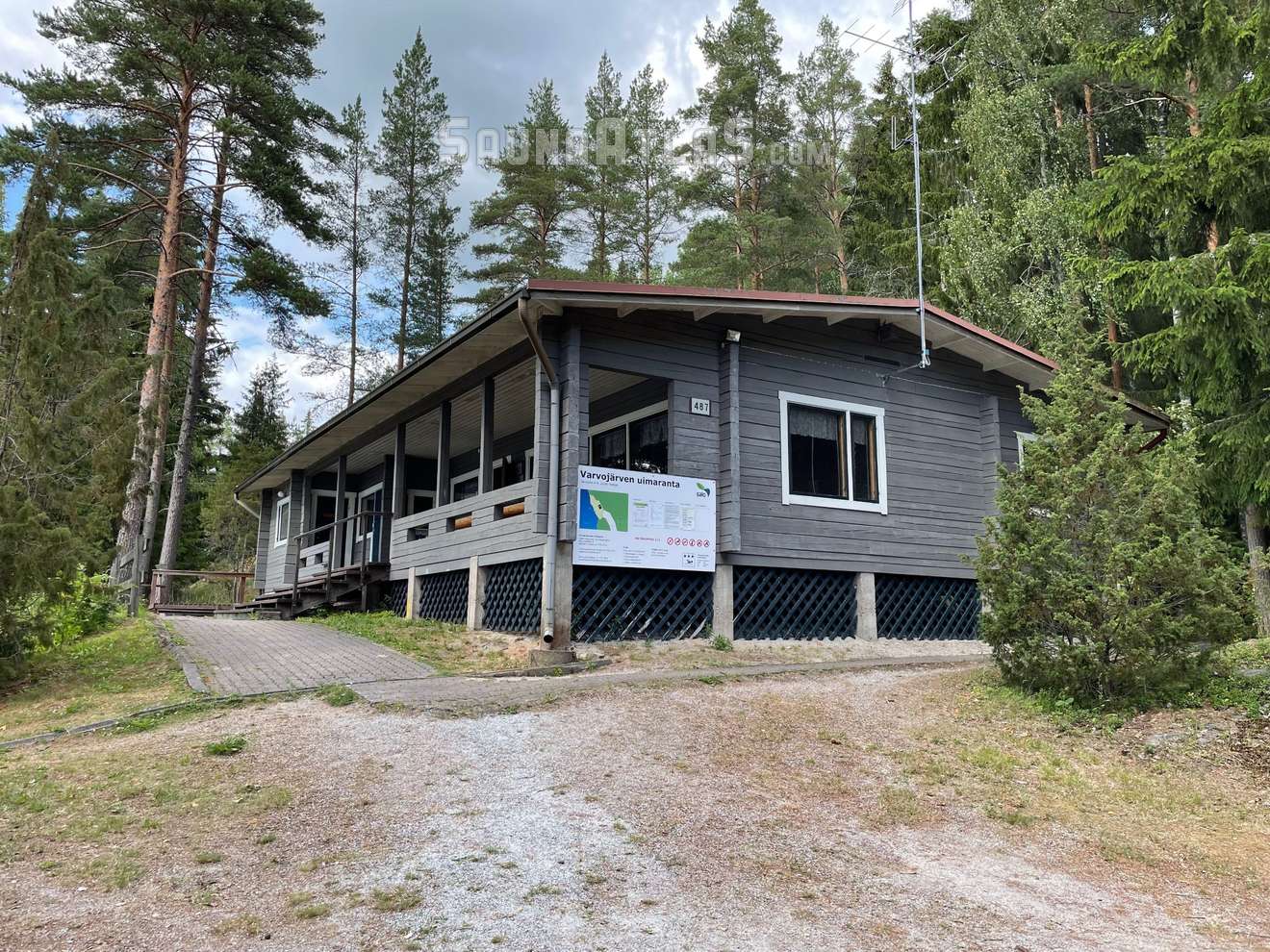 Varvojärven uimarannan sauna