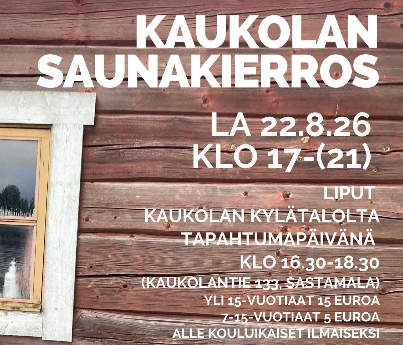 Kaukolan Saunakierros 2026